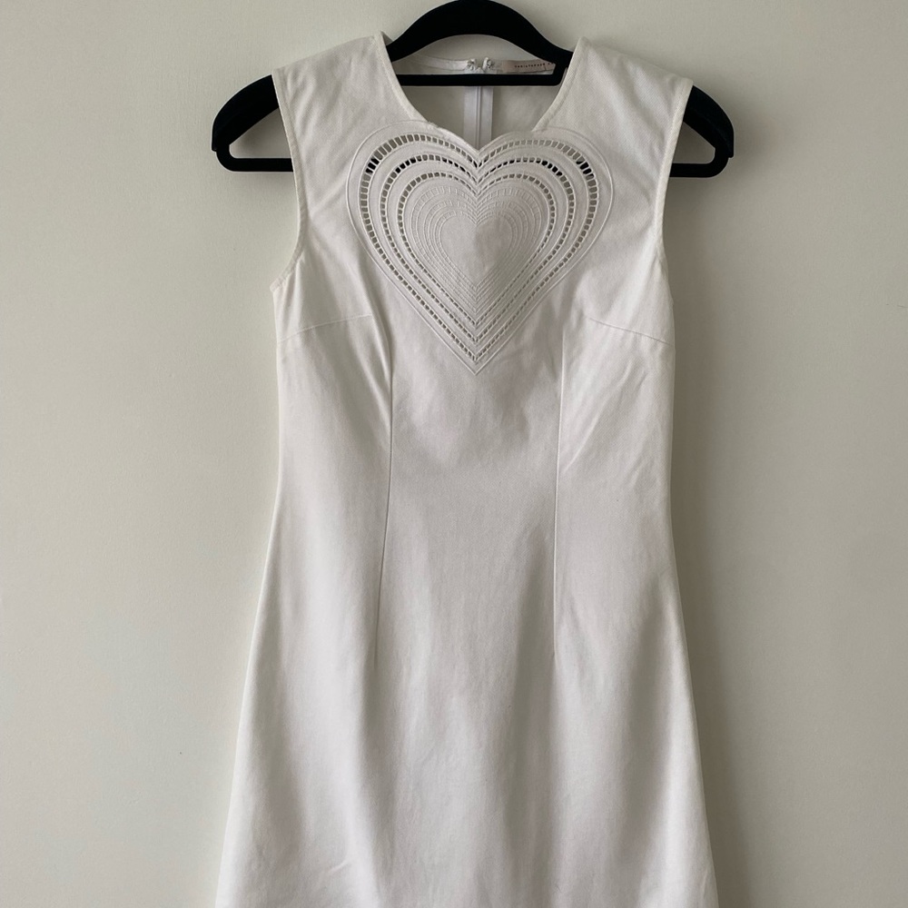 Christopher Kane White Cotton Dress